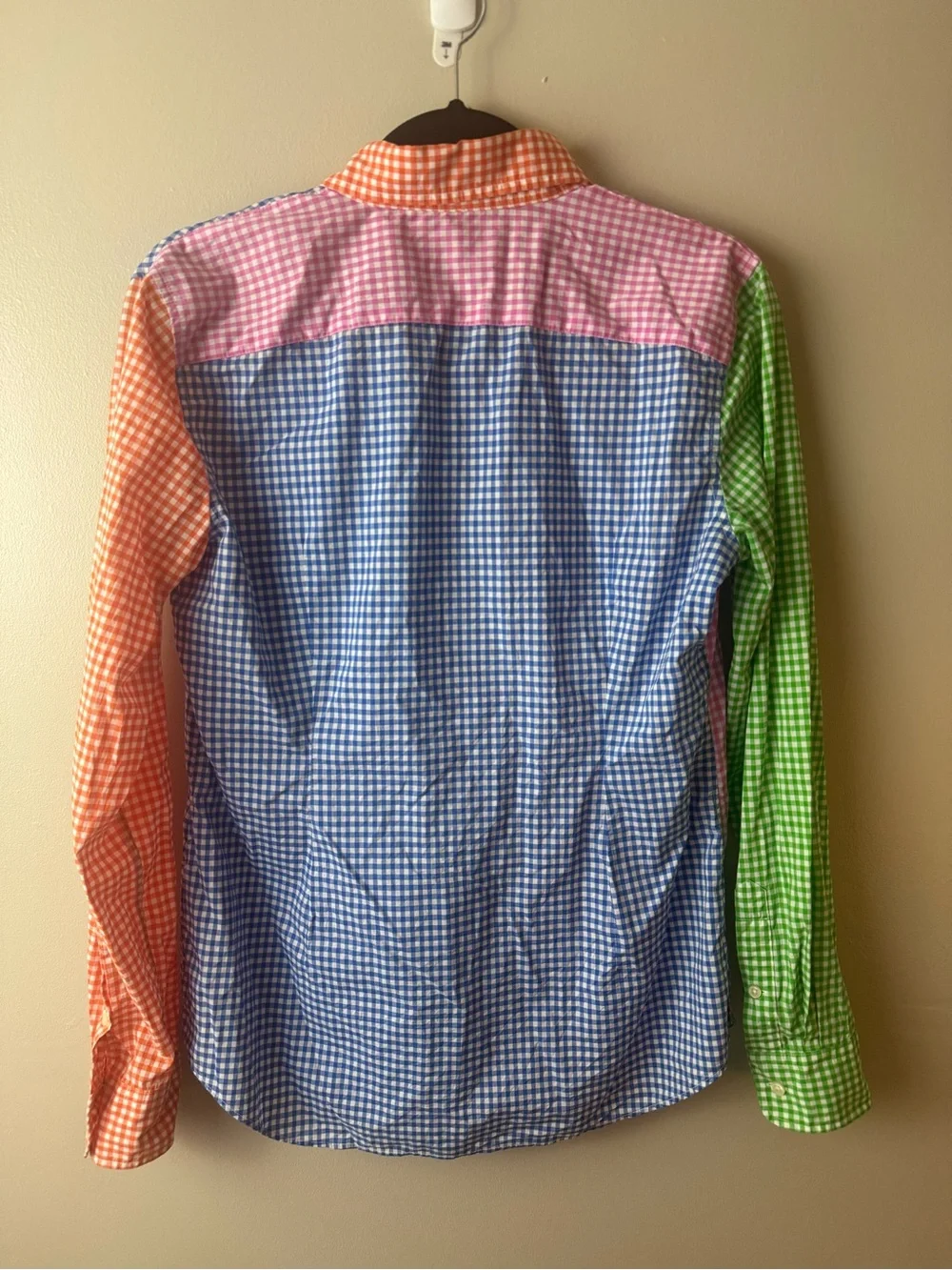 Boys Ralph Lauren Polo Multicolor Gingham Button-Down Shirt - Size 12